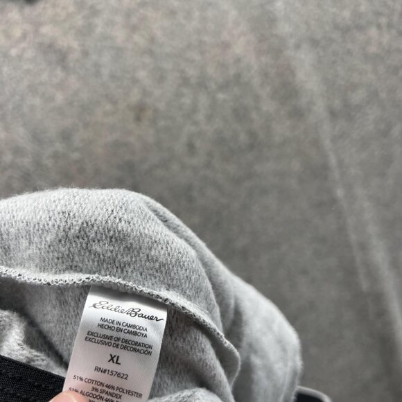 Eddie Bauer Sweatpants Men XL Gray Casual Drawstring Elastic Waist Pants - Picture 11 of 12